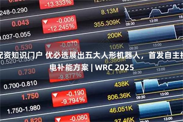 配资知识门户 优必选展出五大人形机器人，首发自主换电补能方案 | WRC 2025